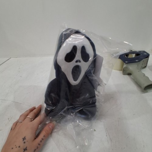 KIDROBOT GHOST FACE 8" PLUSH - BLACK/WHITE image 2