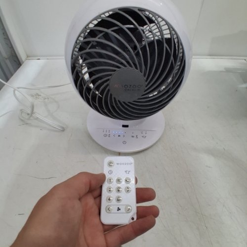 IRIS WOOZOO 5-SPEED CIRCULATING GLOBE FAN - WHITE (MODEL: PCF-SC15T-N) image 2