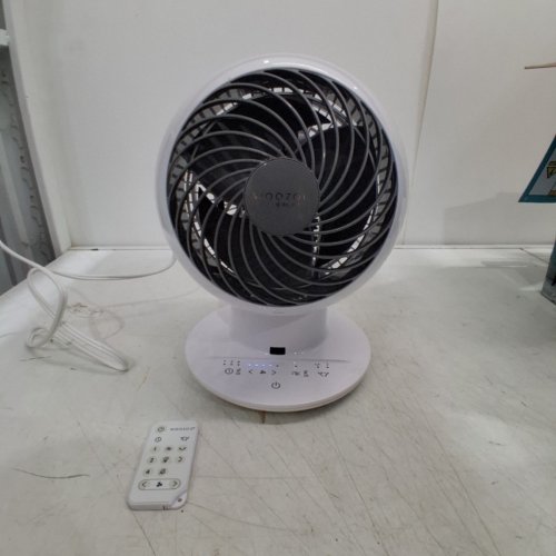 IRIS WOOZOO 5-SPEED CIRCULATING GLOBE FAN - WHITE (MODEL: PCF-SC15T-N) image 3