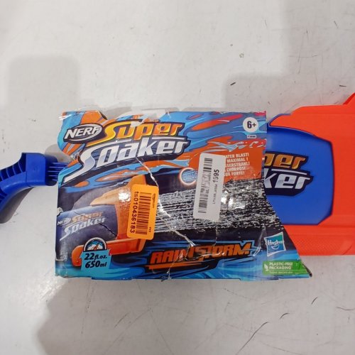 NERF RAINSTORM SUPER SOAKER PUMP POWERED WATER BLASTER - BLUE/WHITE/ORANGE image 3