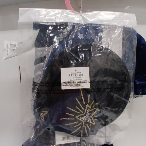 2PC GIRLS PALAMON MIDNIGHT WITCH COSTUME - SMALL (4-6) - BLUE/SILVER/GOLD (STYLE: 40971) image 3