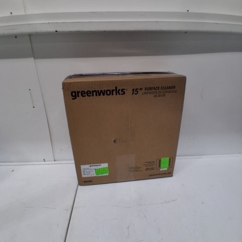GREENWORKS SURFACE CLEANER - 15" - GREEN/BLACK (MODEL: 5203502CAVT) image 4