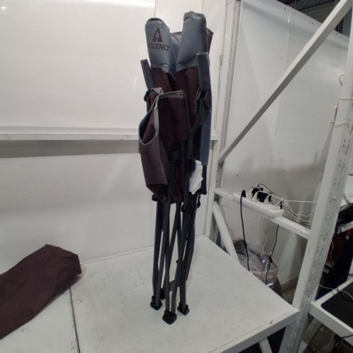 ASCEND ROVER HARD-ARM CAMPING CHAIR - 39" X 26.8" X 24.4" - 300 LBS CAP - BURGUNDY AND GRAY (MODEL: 101901049) image 3