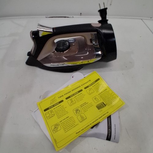 ROWENTA POWERFUL STEAM IRON WITH RETRACTABLE CORD - 1725W - ROSE GOLD/BLACK (MODEL: DW2459U1) image 3