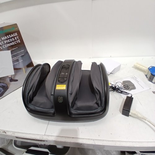 NEKTECK SHIATSU FOOT & CALF MASSAGER WITH HEAT - BLACK (MODEL NK-FLM02) image 3