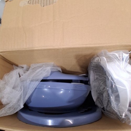 INGENUITY MY SIZE POTTY 2-IN-1 POTTY TRAINING SYSTEM - 18M-50 LBS - BLUE-GRAY (STYLE: MY SIZE POTTY PRO) image 2