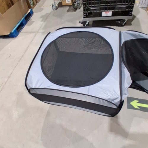 EIGHTEENTEK PORTABLE POP-UP PET PLAY PEN - 58" X 30" X 24"- BLUE image 3