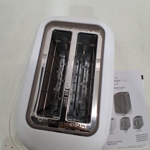 MAINSTAYS 2-SLICE TOASTER WITH 6 SETTINGS & CANCEL FEATURE - WHITE image 4