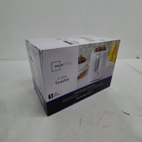 MAINSTAYS 2-SLICE TOASTER WITH 6 SETTINGS & CANCEL FEATURE - WHITE image 5