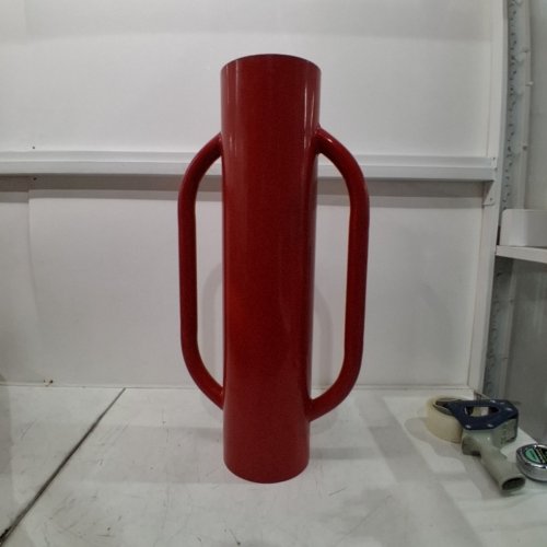 TOOLWAY HEAVY DUTY STEEL POST DRIVER - 27" X 6" - RED (MODEL: 178494) image 2