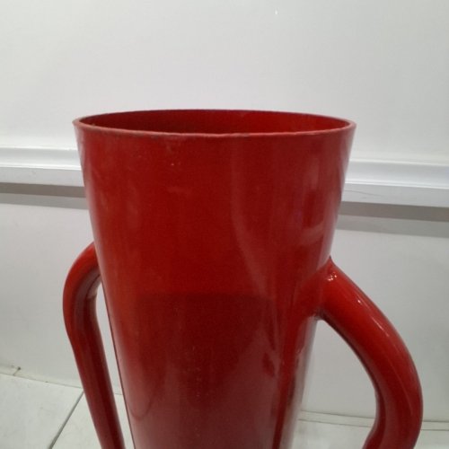 TOOLWAY HEAVY DUTY STEEL POST DRIVER - 27" X 6" - RED (MODEL: 178494) image 3