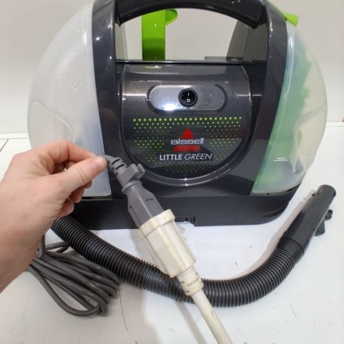 BISSELL LITTLE GREEN PORTABLE CARPET & UPHOLSTERY CLEANER - 48OZ TANK - GREEN/GREY (MODEL: 3369C) image 2