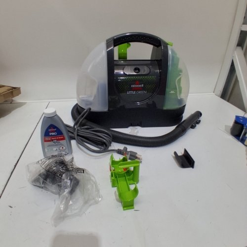 BISSELL LITTLE GREEN PORTABLE CARPET & UPHOLSTERY CLEANER - 48OZ TANK - GREEN/GREY (MODEL: 3369C) image 3