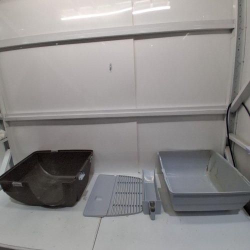 OMEGA PAW ELITE SELF-CLEANING ROLL 'N CLEAN CAT LITTER BOX - TAUPE (MODEL: RA20) image 2