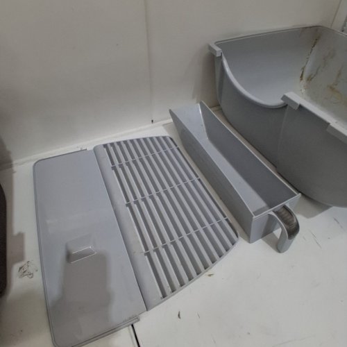 OMEGA PAW ELITE SELF-CLEANING ROLL 'N CLEAN CAT LITTER BOX - TAUPE (MODEL: RA20) image 4