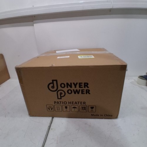 DONYER POWER ELECTRIC OUTDOOR HEATER WITH REMOTE - 1500W - BLACK (MODEL:HCH602) image 5