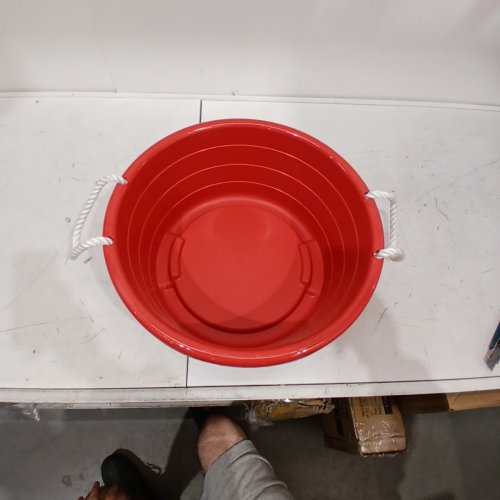 THRESHOLD SMALL ROPE TUB - 1.9 GAL; 7.4" H X 17.4" DIA - RED image 4
