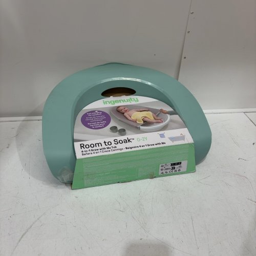 INGENUITY 4-IN-1 GROW WITH ME BABY BATHTUB - 0-2Y - TEAL image 4