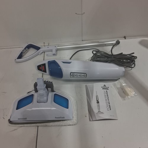 BISSELL POWERFRESH STEAM MOP - WHITE/BLUE (MODEL: 1940B) image 3