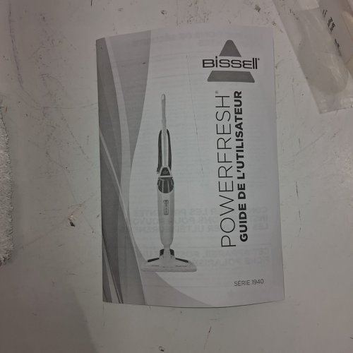 BISSELL POWERFRESH STEAM MOP - WHITE/BLUE (MODEL: 1940B) image 4