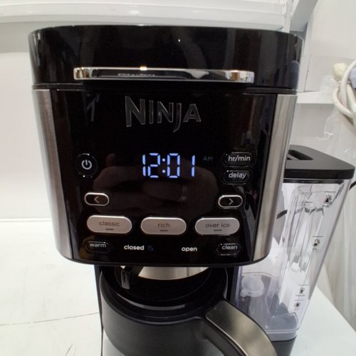 NINJA DUALBREW 2-IN-1 HOT & ICED COFFEE MAKER - 12 CUP CARAFE - BLACK (MODEL: CFP101C) image 2