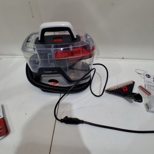 HOOVER CLEANSLATE PLUS PORTABLE CARPET CLEANER - RED/SILVER - (MODEL:FH14050V) image 2