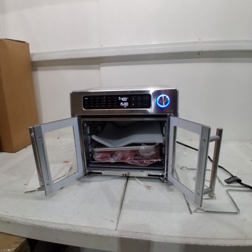 EMERIL LAGASSE FRENCH DOOR MULTI-FUNCTION AIR FRYER TOASTER OVEN - 26QT - STAINLESS STEEL (MODEL:4-00675-02X-VN) image 4