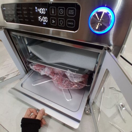 EMERIL LAGASSE FRENCH DOOR MULTI-FUNCTION AIR FRYER TOASTER OVEN - 26QT - STAINLESS STEEL (MODEL:4-00675-02X-VN) image 5