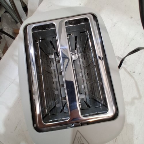 PROCTOR SILEX COMPACT 2-SLICE WIDE SLOT TOASTER - 10" X 7" X 7" - WHITE - (MODEL: 22660) image 5