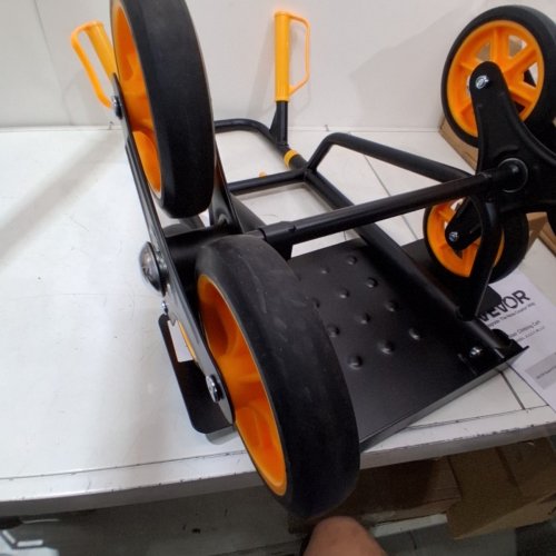 HEAVY DUTY FOLDABLE HAND TRUCK/DOLLY STAIR CLIMBING CART - YELLOW/BLACK image 3