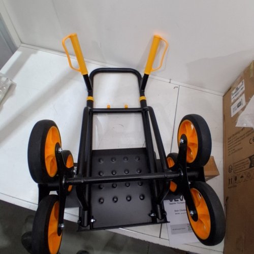 HEAVY DUTY FOLDABLE HAND TRUCK/DOLLY STAIR CLIMBING CART - YELLOW/BLACK image 4