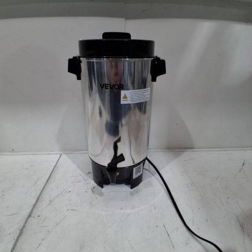 COMMERCIAL COFFEE URN DISPENSER/ELECTRIC BOILER FOR FAST BREWING - 42 CUPS - 120 V - STAINLESS STEEL/BLACK (MODEL: FCMLA042) image 4