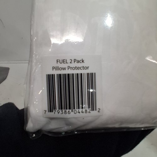 2PK FUEL WATER & STAIN RESISTANT PILLOW PROTECTORS - STANDARD/QUEEN - WHITE image 2