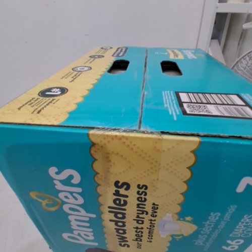 66PK PAMPERS SWADDLERS ACTIVE BABY DIAPERS - SIZE 7 - 41LBS+ image 3