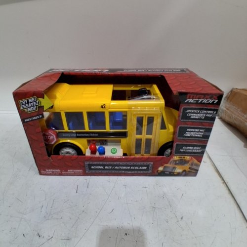 KIDS MAXX ACTION BATTERY OPERATED SCHOOL BUS - YELLOW (ITEM: 571192-2L) image 3