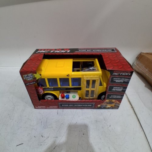 KIDS MAXX ACTION BATTERY OPERATED SCHOOL BUS - YELLOW (ITEM: 571192-2L) image 4