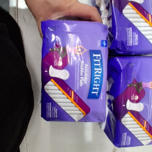30PK FITRIGHT ACTIVEDGE BLADDER PADS - MAXIMUM ABSORBENCY - REGULAR image 2