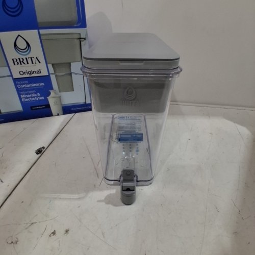 BRITA WATER FILTRATION DISPENSER WITH FILTER - 27 CUP - GRAY image 2