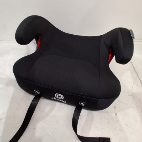 DIONO SOLANA 2 LATCH BACKLESS BOOSTER CAR SEAT WITH CUPHOLDERS AND REMOVABLE WASHABLE COVER - FOR KIDS 40-120LBS - CHARCOAL BLACK (MODEL: 32100-NA-01) image 3