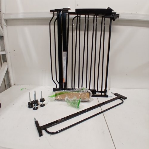 REGALO EASY STEP EXTRA WIDE SAFETY GATE - 29-49"X 30" - BLACK (MODEL:1164 EB DS) image 2