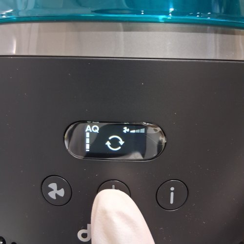 DYSON HUSHJET AIR PURIFIER COMPACT WITH APP CONNECTIVITY - COMPATIBLE WITH AMAZON ALEXA/GOOGLE ASSITANT -360° FILTER BLACK/TEAL- (MODEL: SP01-A/HJ10) image 2