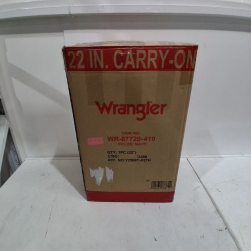 WRANGLER HARDSIDE CARRY-ON SUITCASE LUGGAGE WITH SPINNER WHEELS - 20" - DARK BLUE (MODEL: WR-87720-410) image 4
