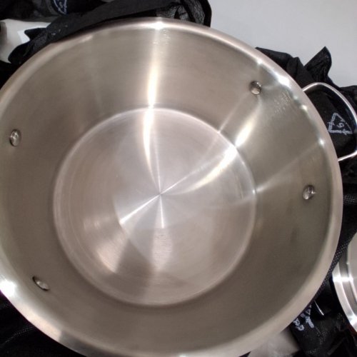 12PC LAGOSTINA MODERNA COOKWARE SET - VARIOUS SIZES - SILVER (MODEL:‎ L757.6226.12) image 4