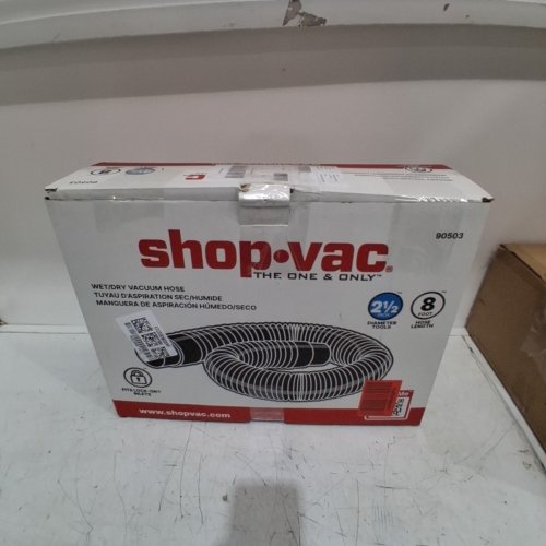 THE ONE & ONLY SHOP VAC WET/DRY VACUUM HOSE - 8FT - 2.5" - BLACK - (MODEL: 90503) image 3