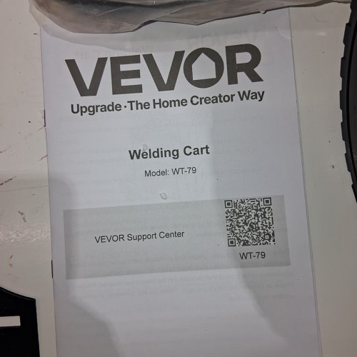 VEVOR 2-TIER HEAVY DUTY WELDING CART - 265LBS - BLACK (MODEL: WT-78) image 5