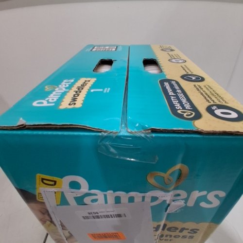 160PK PAMPERS SWADDLERS DISPOSABLE BABY DIAPERS - SIZE 1 (8-14LB) image 3