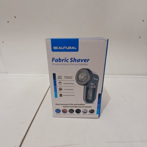 BEAUTURAL LINT REMOVER HANDHELD FABRIC SHAVER - GREY image 2