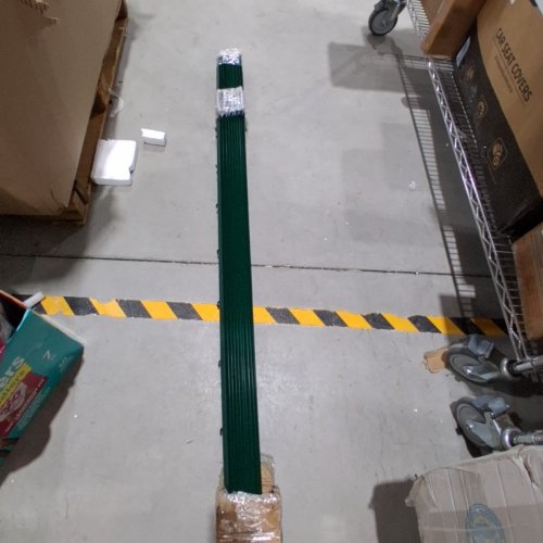 10PK ARIFARO METAL FENCE POSTS - 4.8FT - GREEN (MODEL: ‎FP-4.8FT) image 2