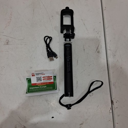 MPOW EXTENDABLE MONOPOD SELFIE STICK WITH REMOTE SHUTTER - BLACK (MODEL: MBT8) image 3