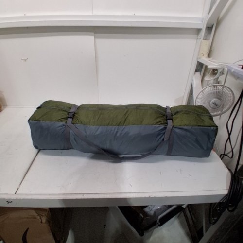 NIGHT CAT DOUBLE LAYER POP UP INSTANT SET UP CAMPING TENT - 2-3 PERSON - GREEN image 4